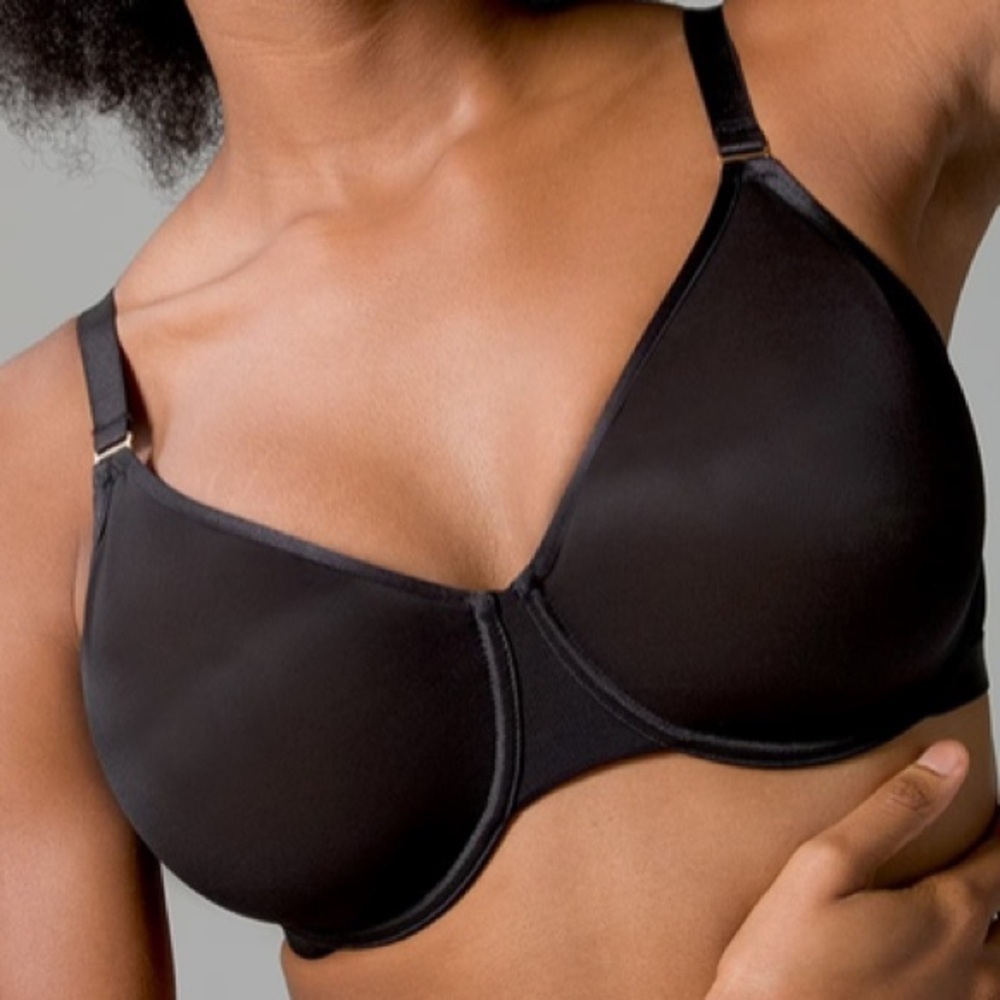 Soma Unbelievable Minimizer Black Underwire Sheer‎ Cup Bra size 40G